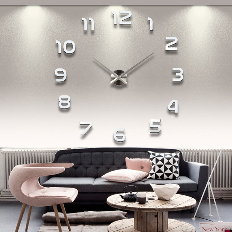 Horloge murale DIY en acrylique super pour salon