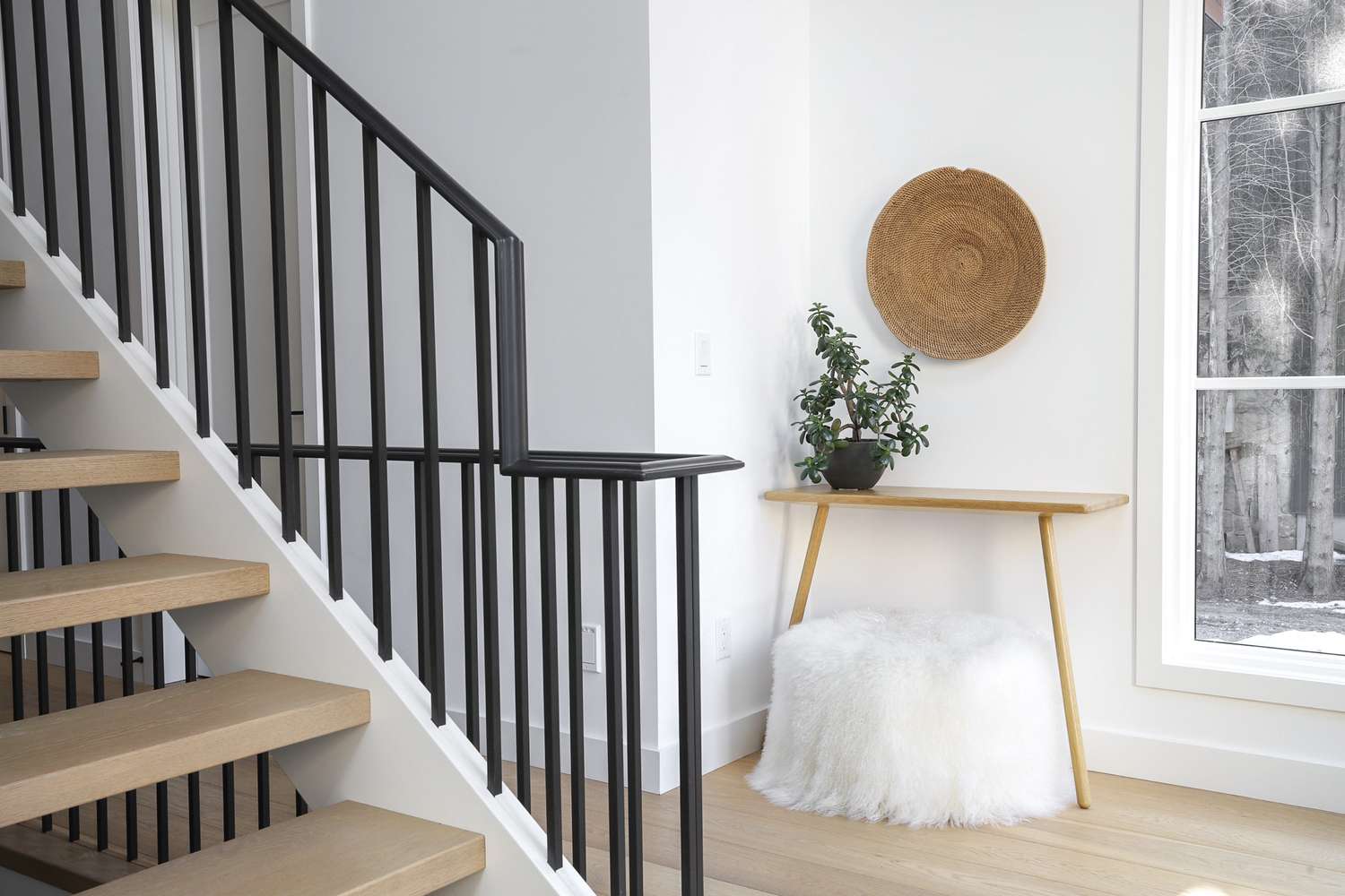 rampe d'escalier dans une maison