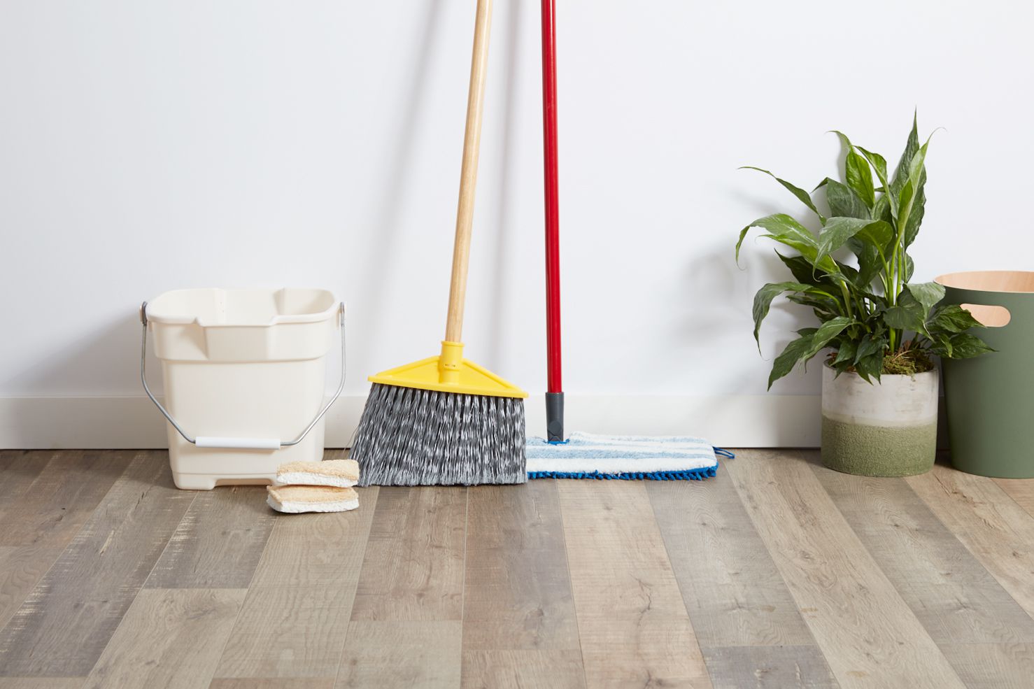 Cleaning supplies for laminate floor